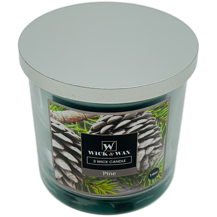 Nicole Fantini Collection Pine Scented Jar Candle (3wick) 14oz. (3ct